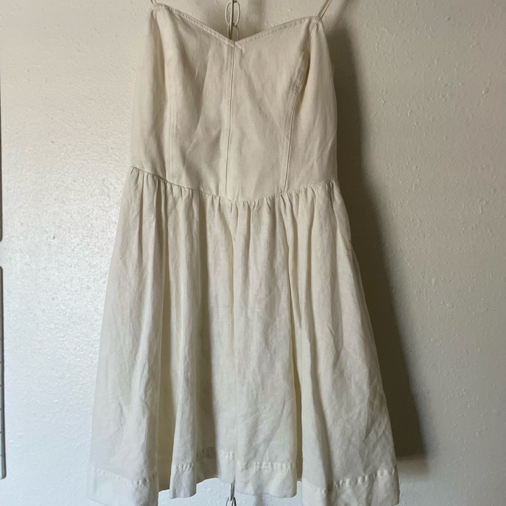 Kimchi Blue White Linen Dress
